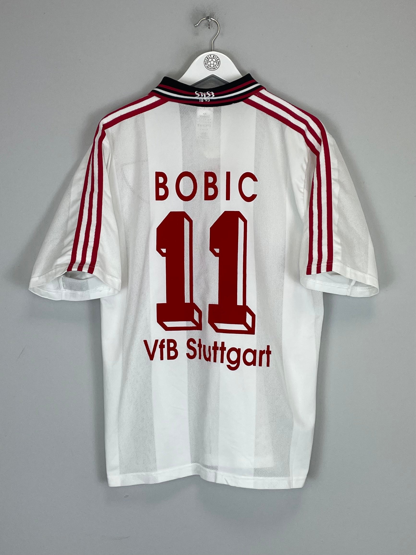 1997/98 STUTTGART BOBIC #11 HOME SHIRT (L) ADIDAS