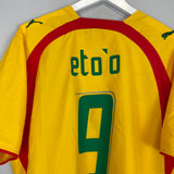 2006/07 CAMEROON ETO'O #9 AWAY SHIRT (XL) PUMA