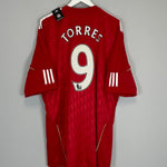 2010/12 LIVERPOOL TORRES #9 *BNWT* HOME SHIRT (XXL) ADIDAS