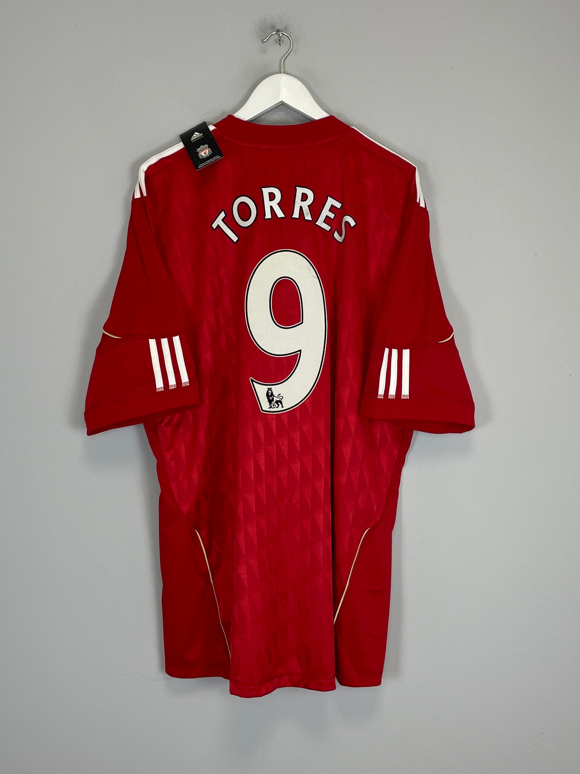 2010/12 LIVERPOOL TORRES #9 *BNWT* HOME SHIRT (XXL) ADIDAS