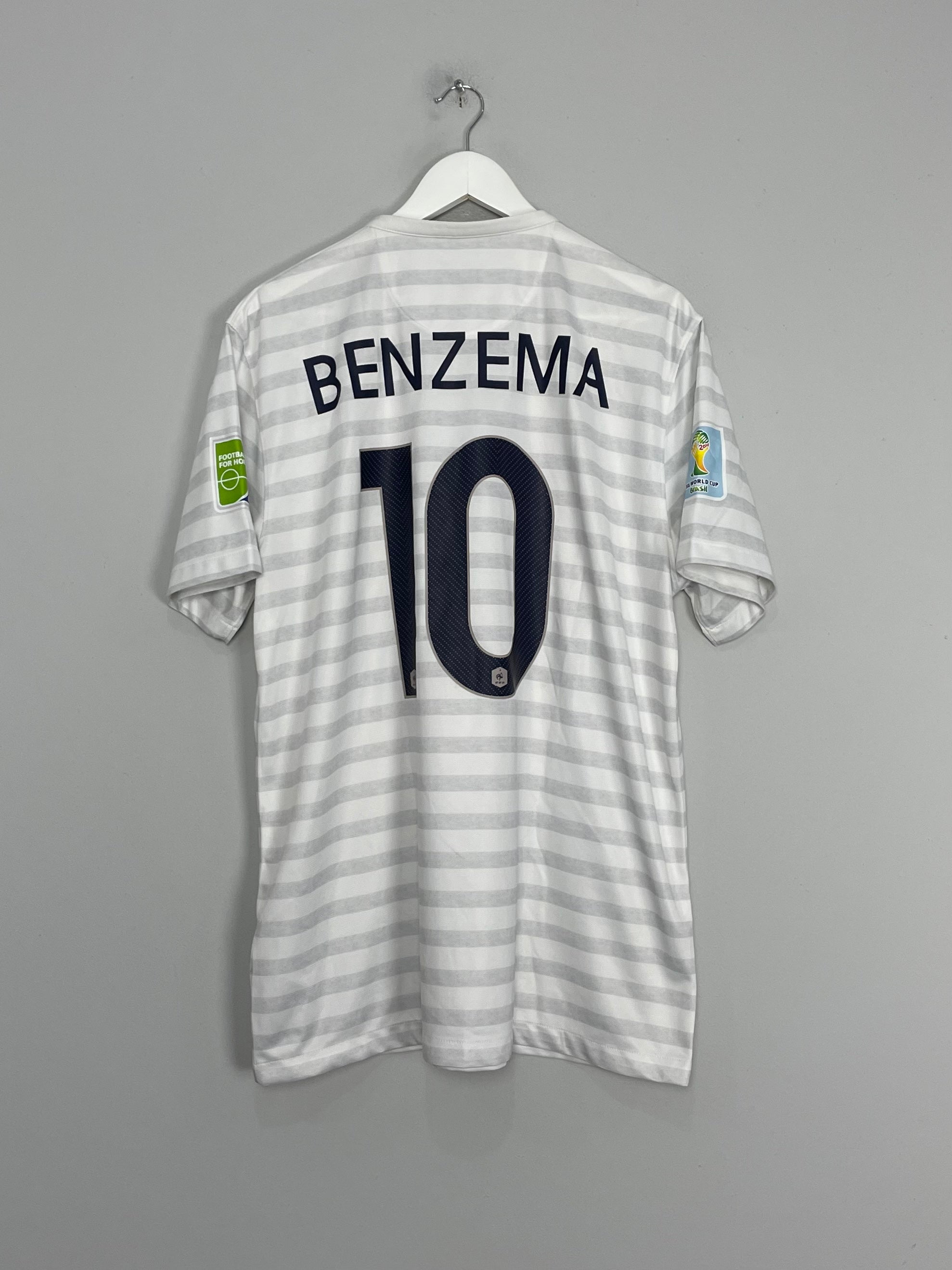 2014/15 FRANCE BENZEMA #10 AWAY SHIRT (XL) NIKE