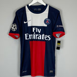 2013/14 PSG IBRAHIMOVIC #10 *BNWT* C/L HOME SHIRT (S) NIKE