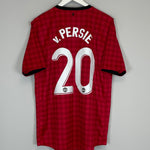 2012/13 MANCHESTER UNITED V.PERSIE #20 HOME SHIRT (L) NIKE