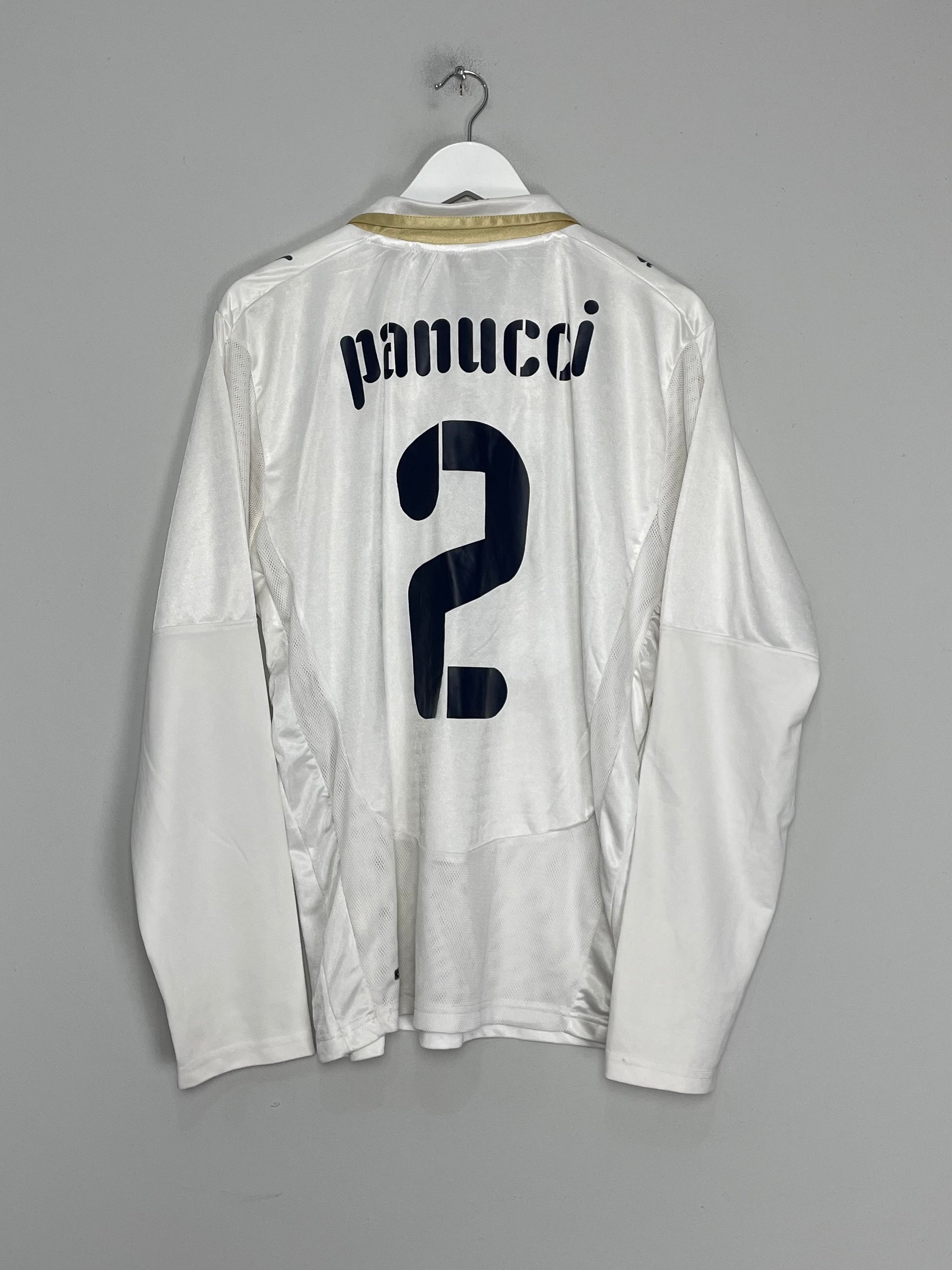 2007/09 ITALY PANUCCI #2 L/S AWAY SHIRT (M) PUMA