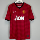 2012/13 MANCHESTER UNITED V.PERSIE #20 HOME SHIRT (L) NIKE