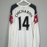 2010/11 MANCHESTER UNITED CHICHARITO #14 L/S AWAY SHIRT (XXL) NIKE