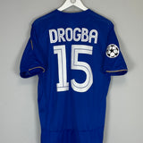 2005/06 CHELSEA DROGBA #15 C/L HOME SHIRT (L) UMBRO