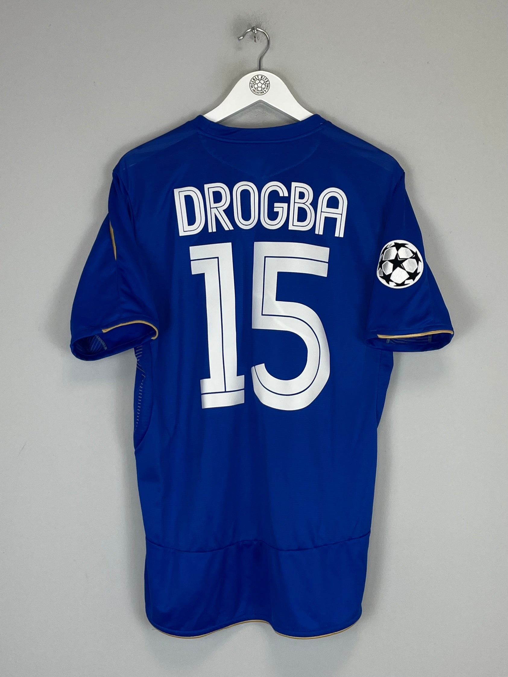 2005/06 CHELSEA DROGBA #15 C/L HOME SHIRT (L) UMBRO