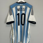 2013/15 ARGENTINA MESSI #10 HOME SHIRT (XL) ADIDAS