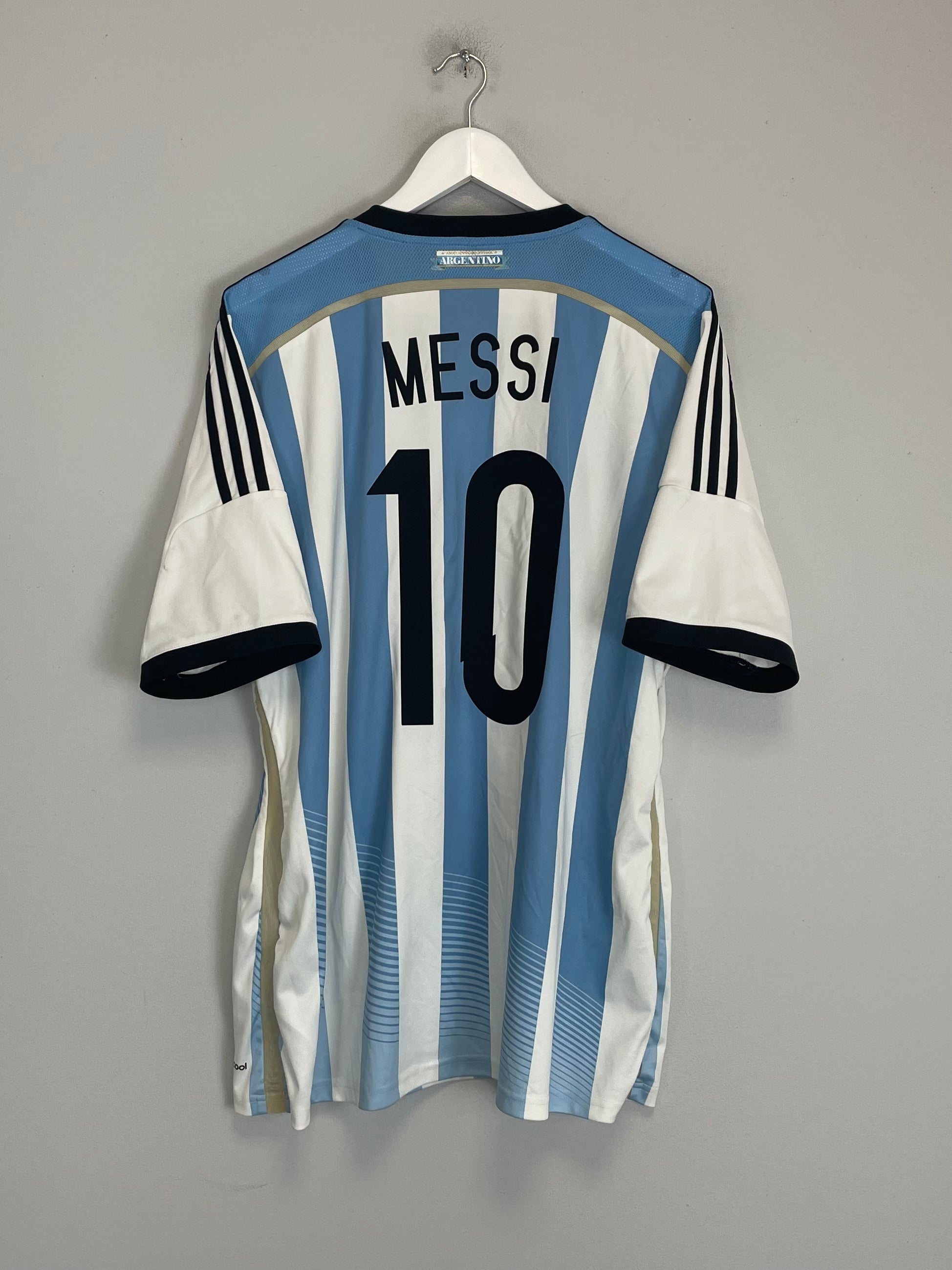 2013/15 ARGENTINA MESSI #10 HOME SHIRT (XL) ADIDAS