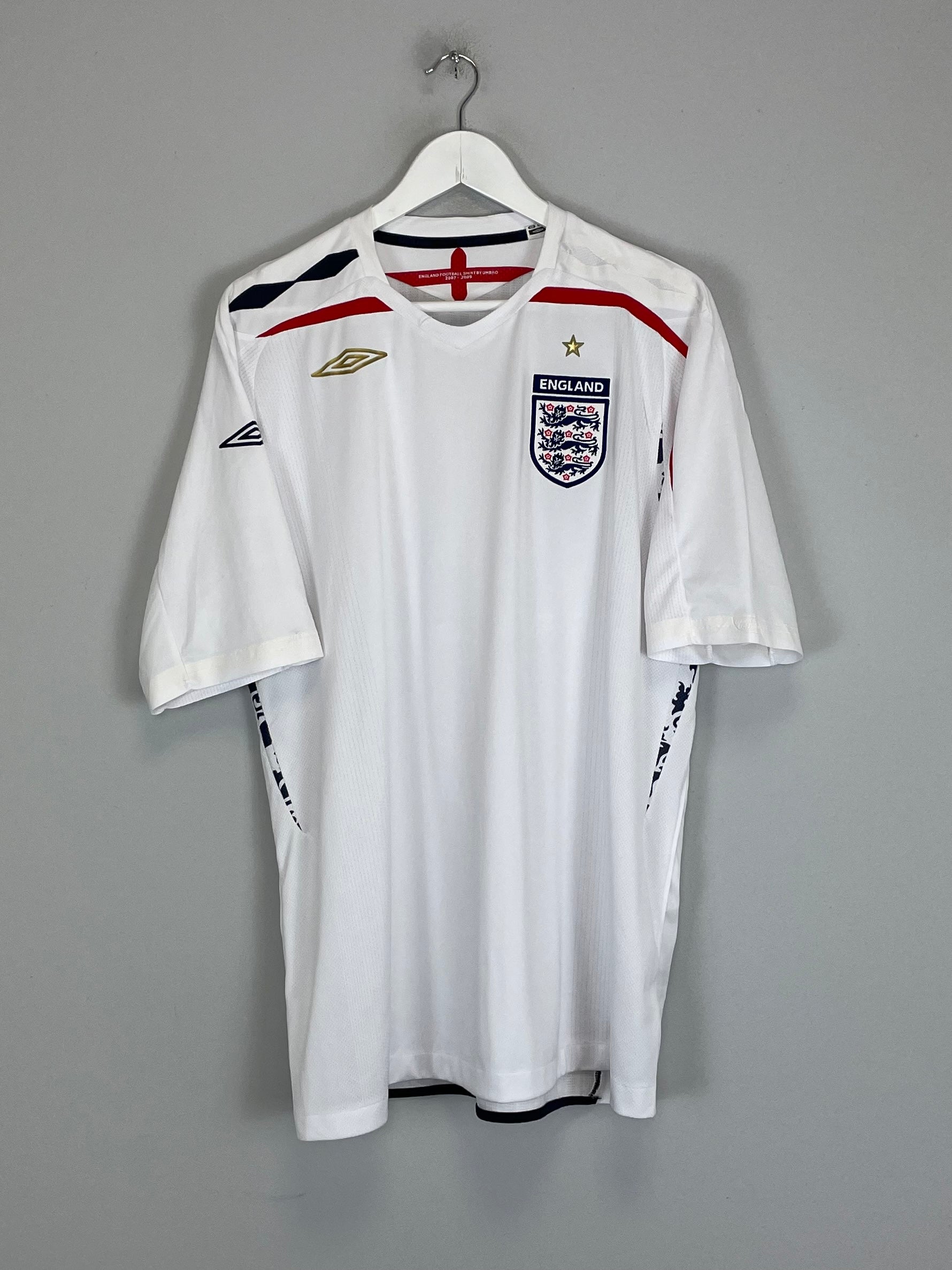 2007/09 ENGLAND HOME SHIRT (XL) UMBRO