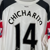 2010/11 MANCHESTER UNITED CHICHARITO #14 L/S AWAY SHIRT (XXL) NIKE