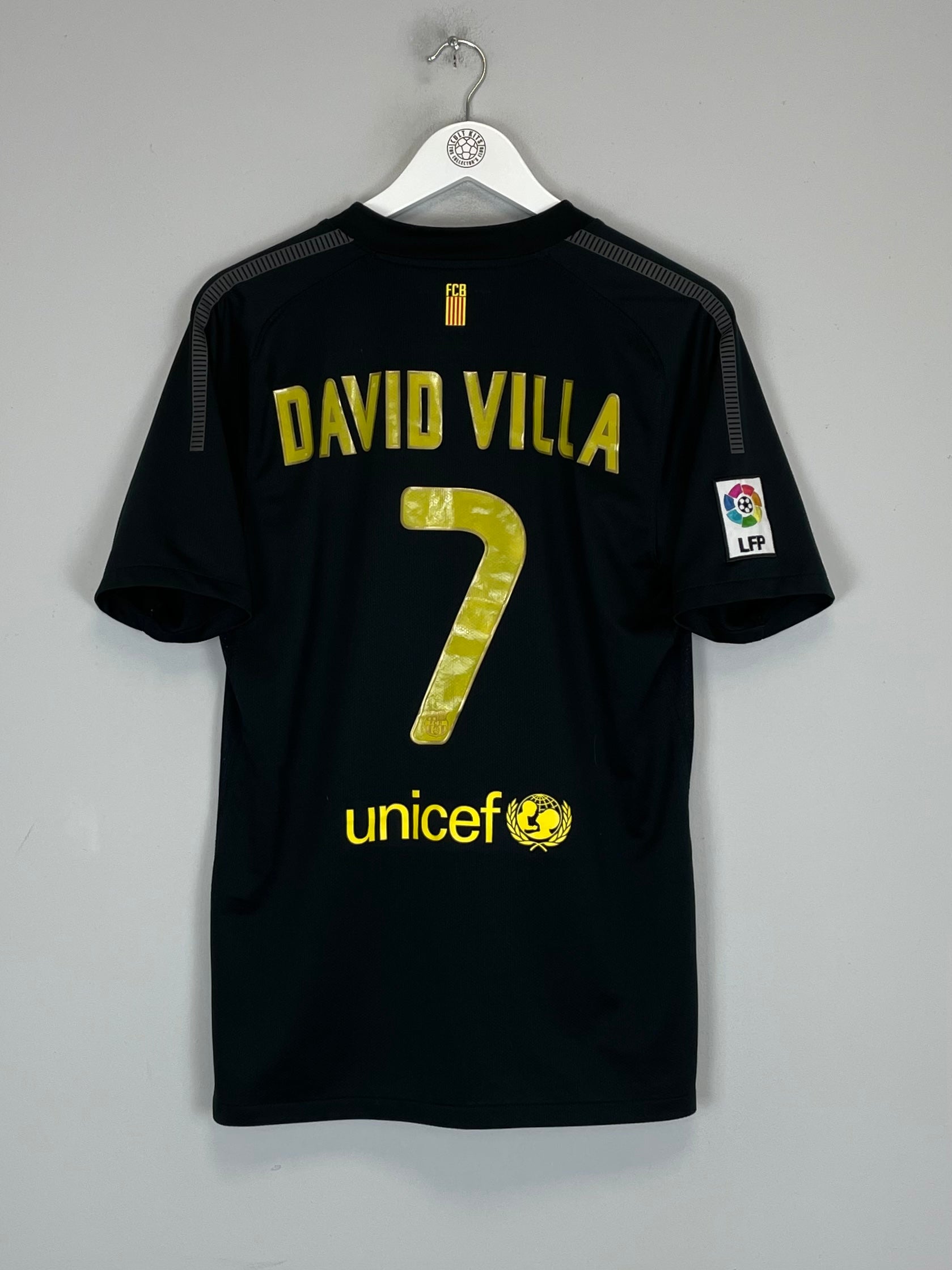 2011/12 BARCELONA DAVID VILLA #7 AWAY SHIRT (M) NIKE