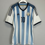 2013/15 ARGENTINA MESSI #10 HOME SHIRT (XL) ADIDAS