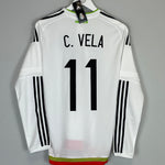 2015/16 MEXICO VELA #11 *PLAYER ISSUE* BNWT L/S AWAY SHIRT (M) ADIDAS