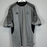 1999/00 MANCHESTER UNITED TRAINING SHIRT (XXL) UMBRO