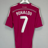 2014/15 REAL MADRID RONALDO #7 AWAY SHIRT (S) ADIDAS