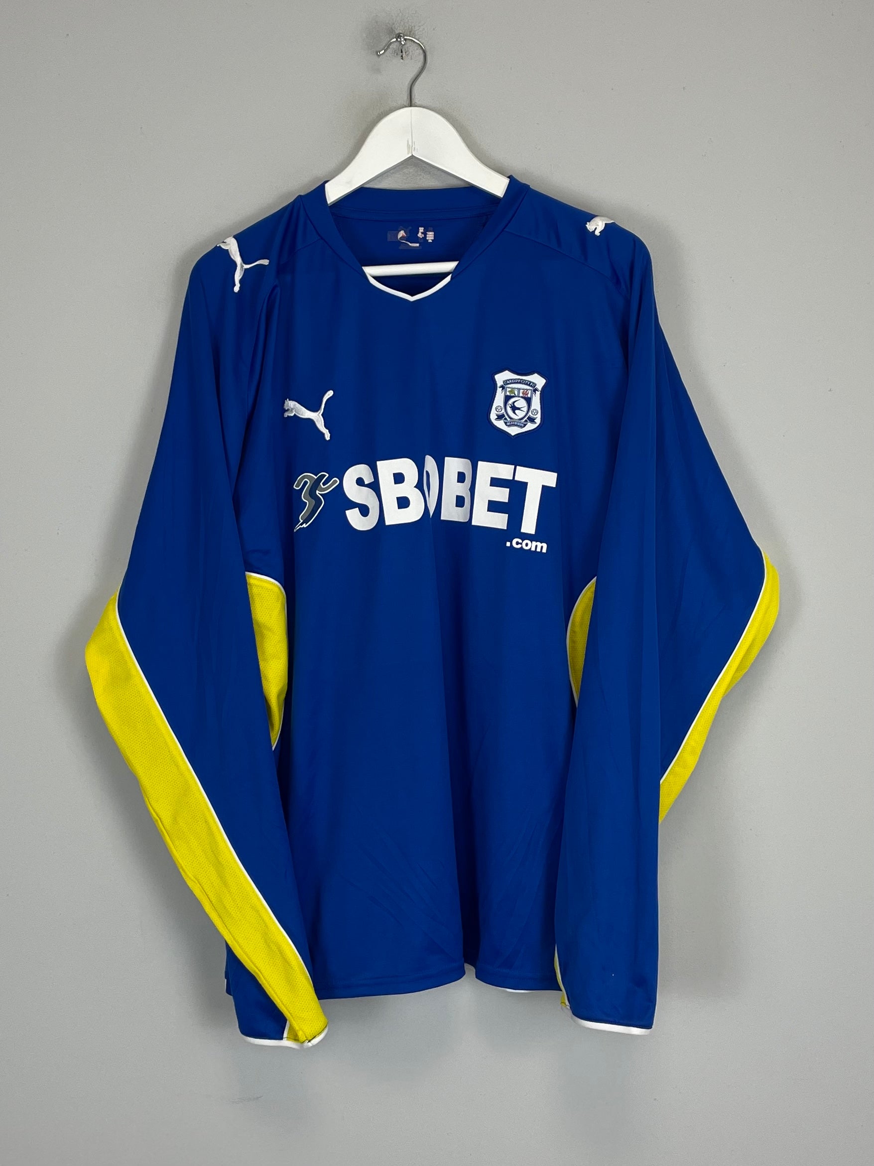 2009/10 CARDIFF CITY L/S HOME SHIRT (XL) PUMA