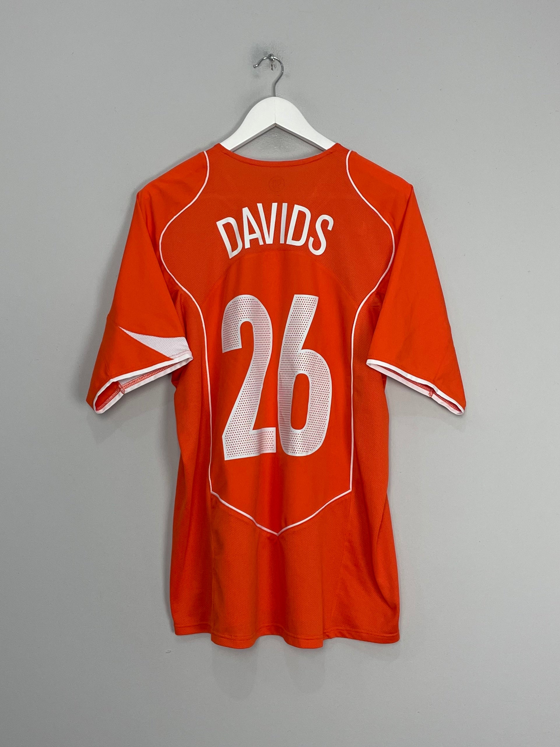 2004/06 NETHERLANDS DAVIDS #26 HOME SHIRT (L) NIKE