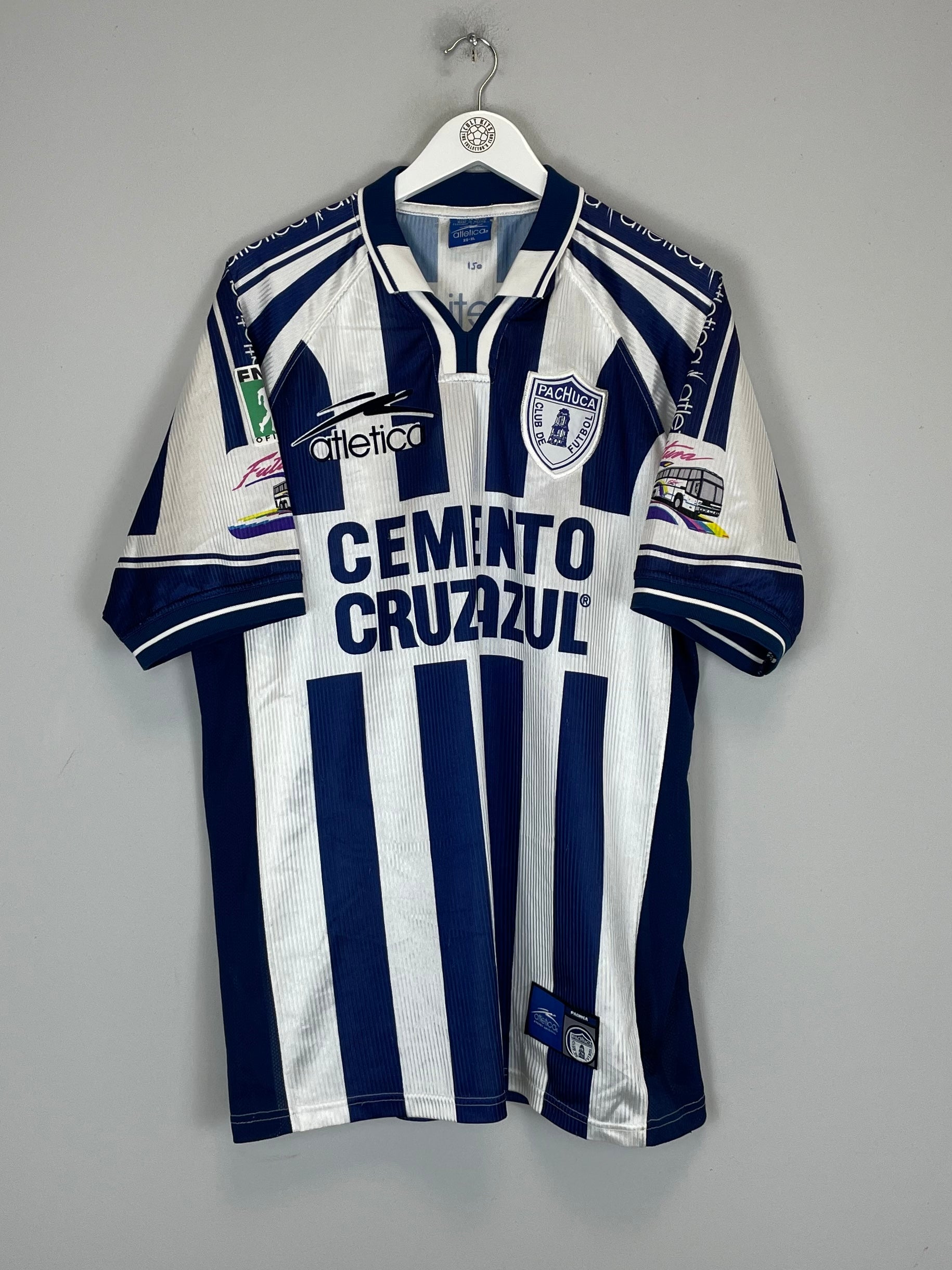 1999/00 PACHUCA HOME SHIRT (XL) ATLETICA