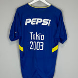 2003/04 BOCA JUNIORS 'TOKYO' HOME SHIRT (M) NIKE