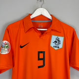 2006/07 NETHERLANDS V.NISTELROOY #9 HOME SHIRT (M) NIKE