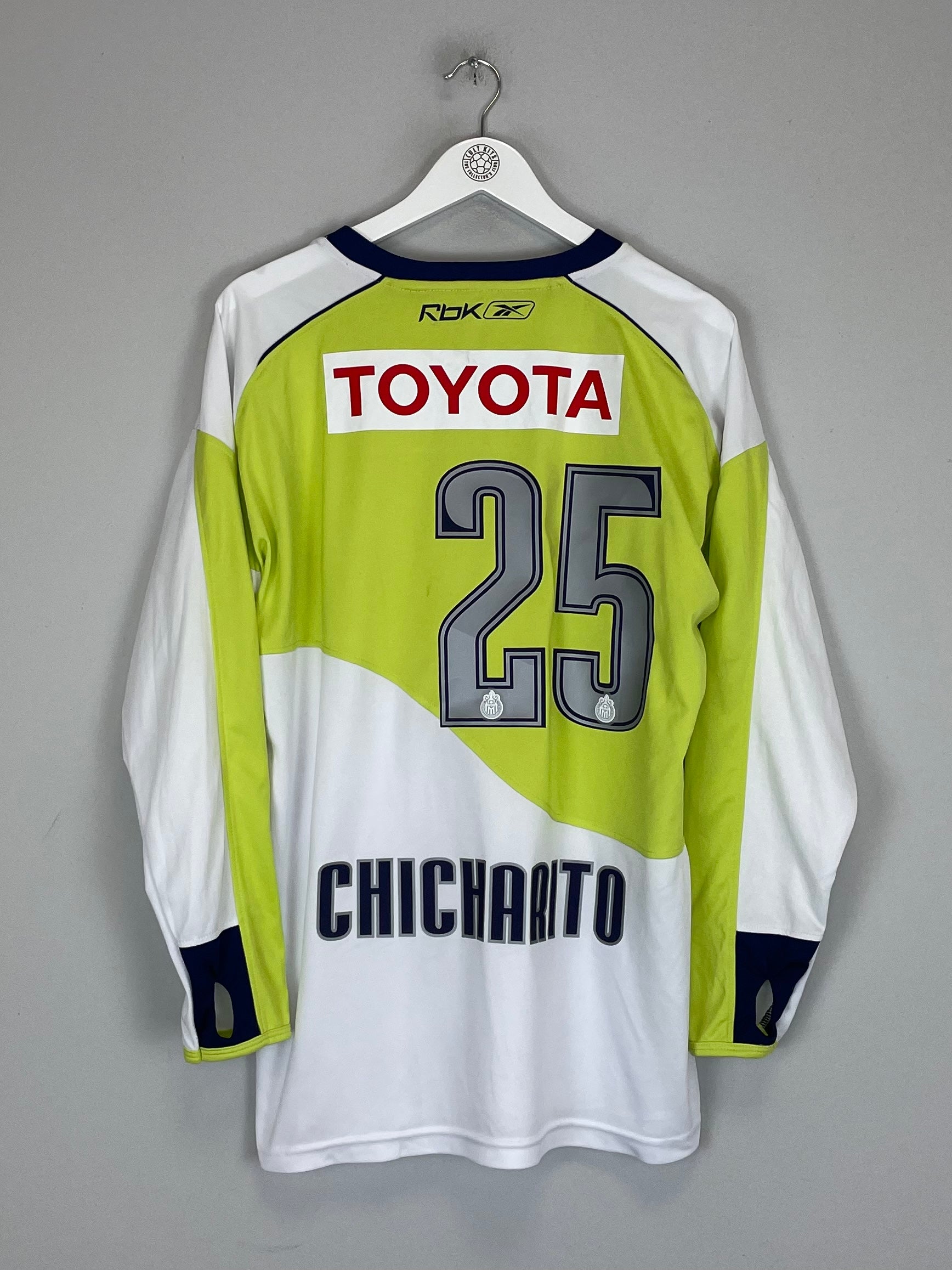 2007/08 CHIVAS GUADALAJARA CHICHARITO #45 L/S AWAY SHIRT (L) REEBOK