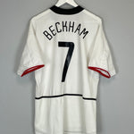 2002/03 MANCHESTER UNITED BECKHAM #7 AWAY SHIRT (L) NIKE