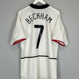 2002/03 MANCHESTER UNITED BECKHAM #7 AWAY SHIRT (L) NIKE