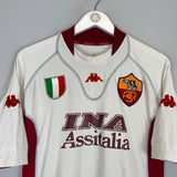 2001/02 ROMA BATISTUTA #20 AWAY SHIRT (L) KAPPA