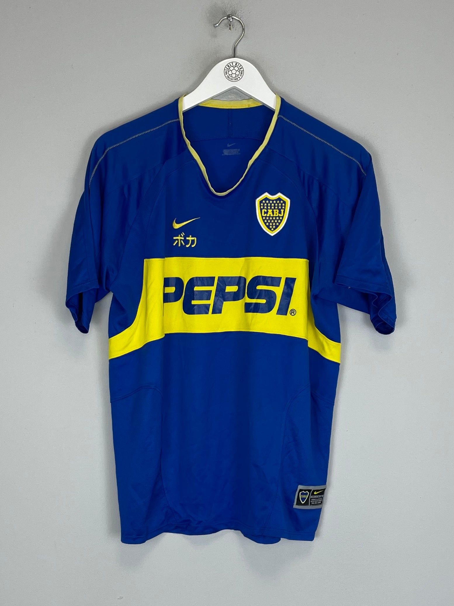 2003/04 BOCA JUNIORS 'TOKYO' HOME SHIRT (M) NIKE