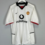 2002/03 MANCHESTER UNITED BECKHAM #7 AWAY SHIRT (L) NIKE