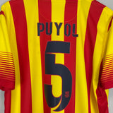 2013/14 BARCELONA PUYOL #5 AWAY SHIRT (L) NIKE