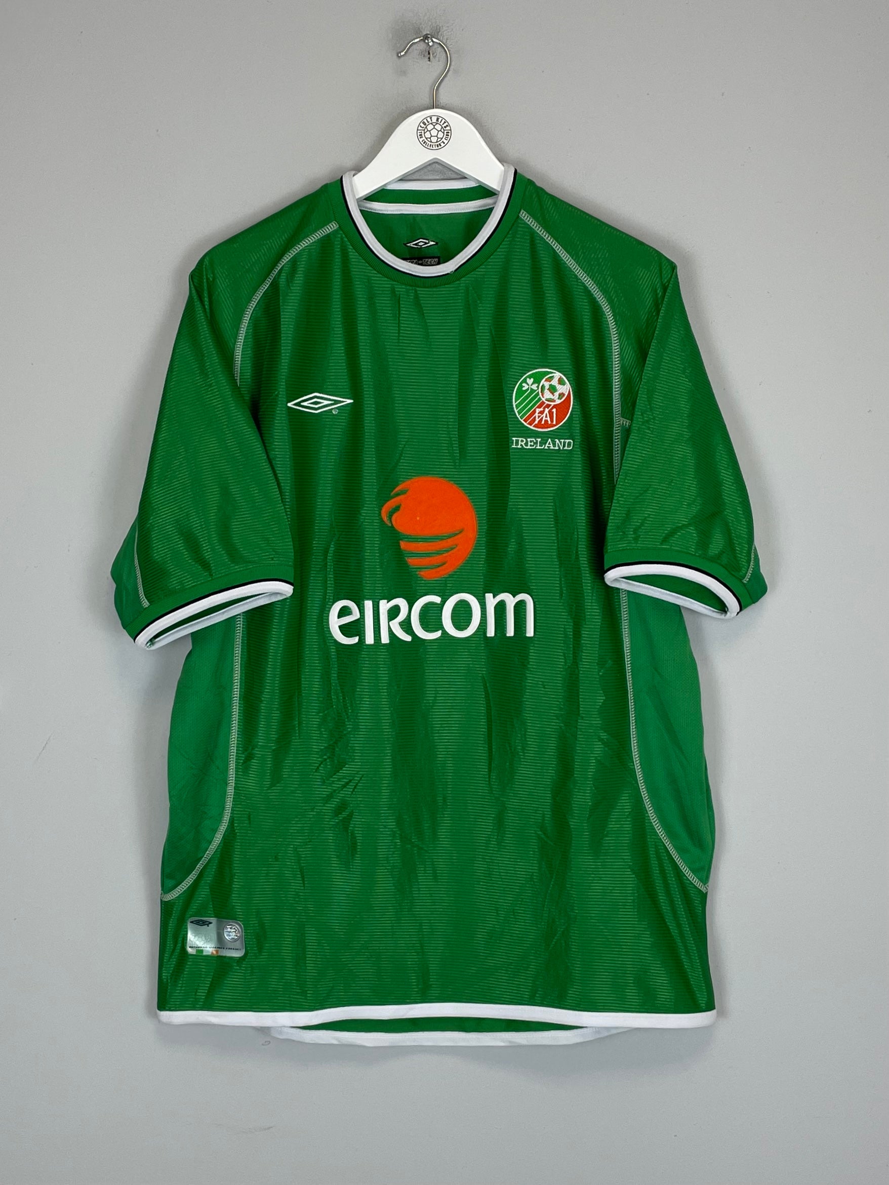 2001/03 IRELAND HOME SHIRT (XL) UMBRO