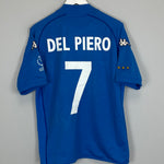 2000/02 ITALY DEL PIERO #7 HOME SHIRT (M) KAPPA