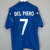 2000/02 ITALY DEL PIERO #7 HOME SHIRT (M) KAPPA