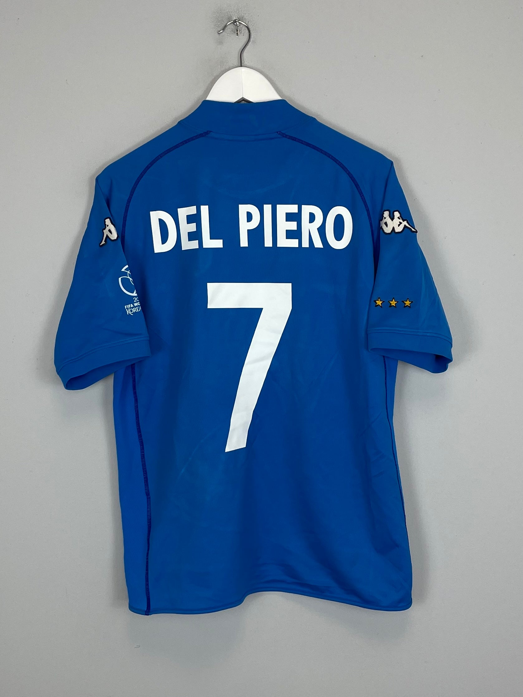 2000/02 ITALY DEL PIERO #7 HOME SHIRT (M) KAPPA