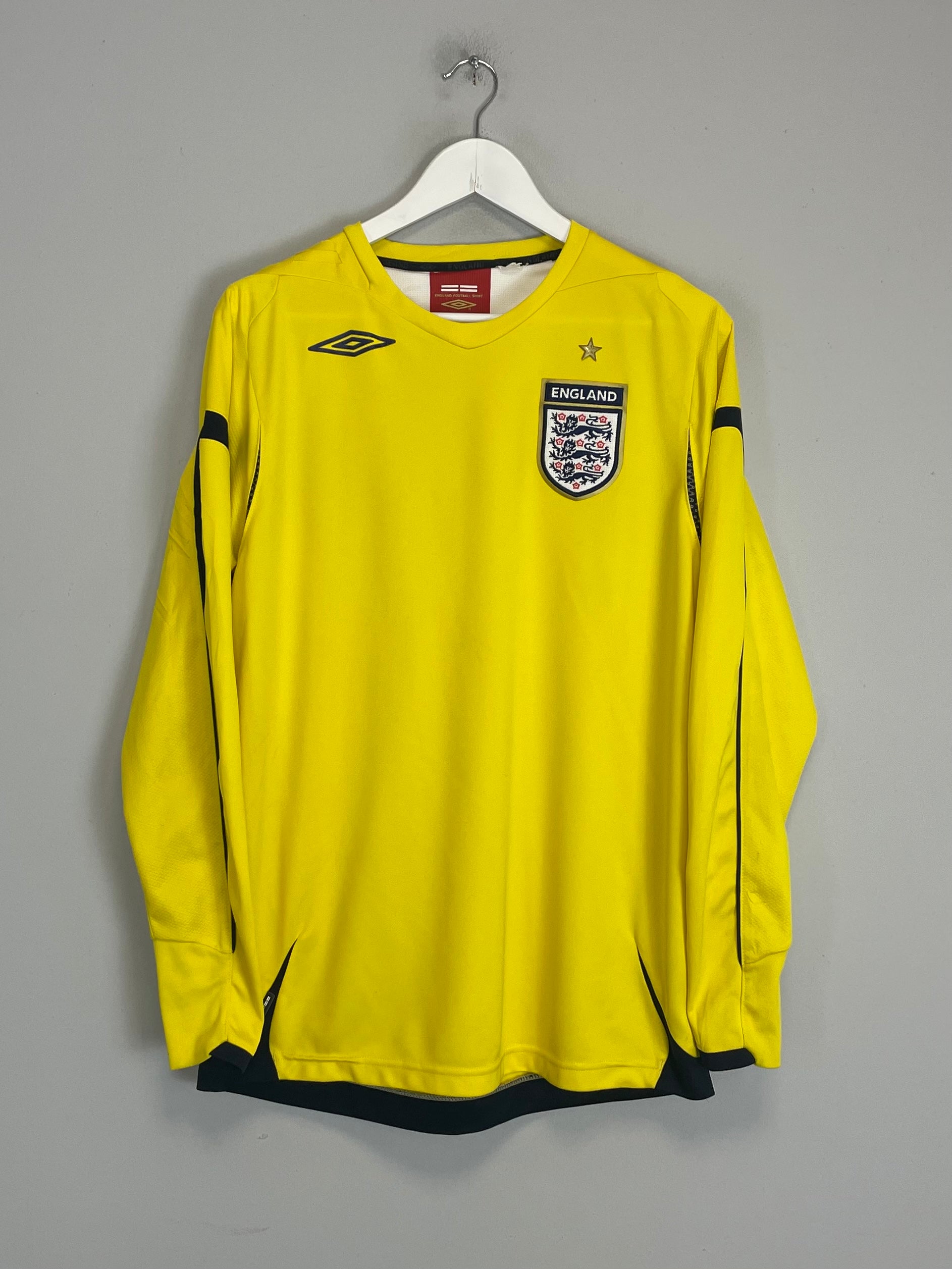 2006 ENGLAND GK SHIRT (M) UMBRO