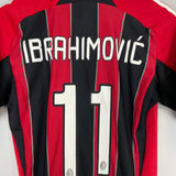 2012/13 AC MILAN IBRAHIMOVIC #11 *PLAYER ISSUE* HOME SHIRT (L) ADIDAS