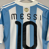 2010/11 ARGENTINA MESSI #10 HOME SHIRT (M) ADIDAS