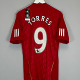 2010/12 LIVERPOOL TORRES #9 *BNWT* HOME SHIRT (S) ADIDAS