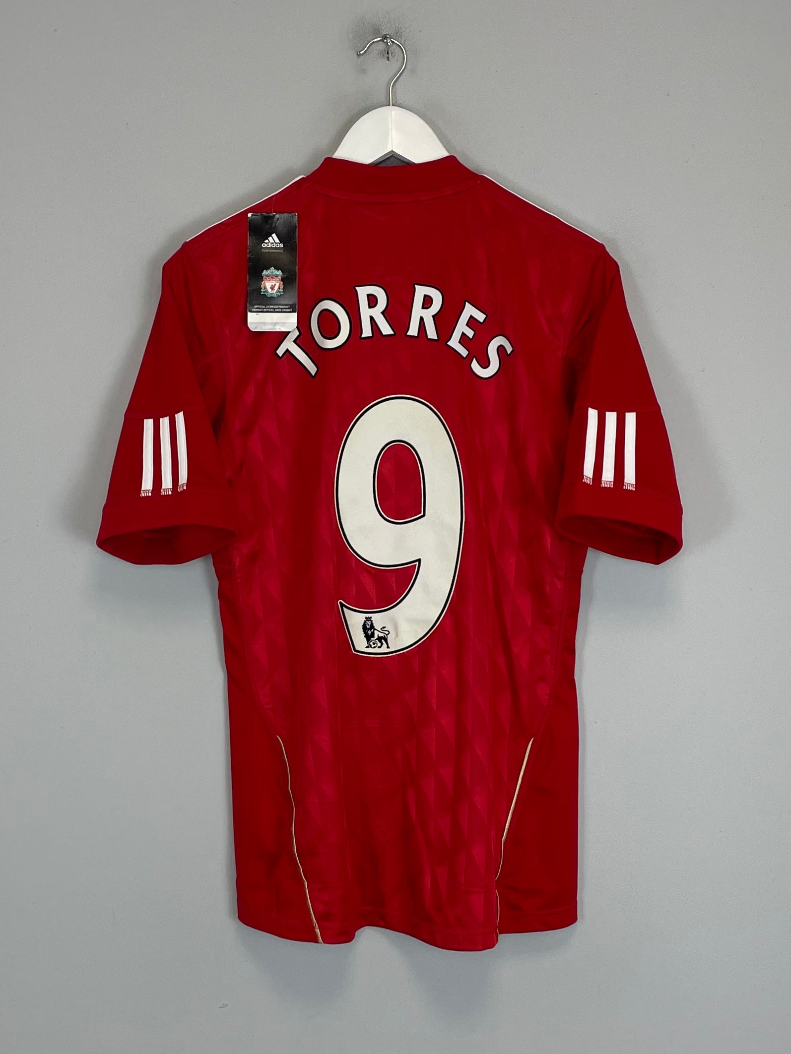 2010/12 LIVERPOOL TORRES #9 *BNWT* HOME SHIRT (S) ADIDAS