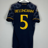 2023/24 REAL MADRID BELLINGHAM #5 AWAY SHIRT (M) ADIDAS