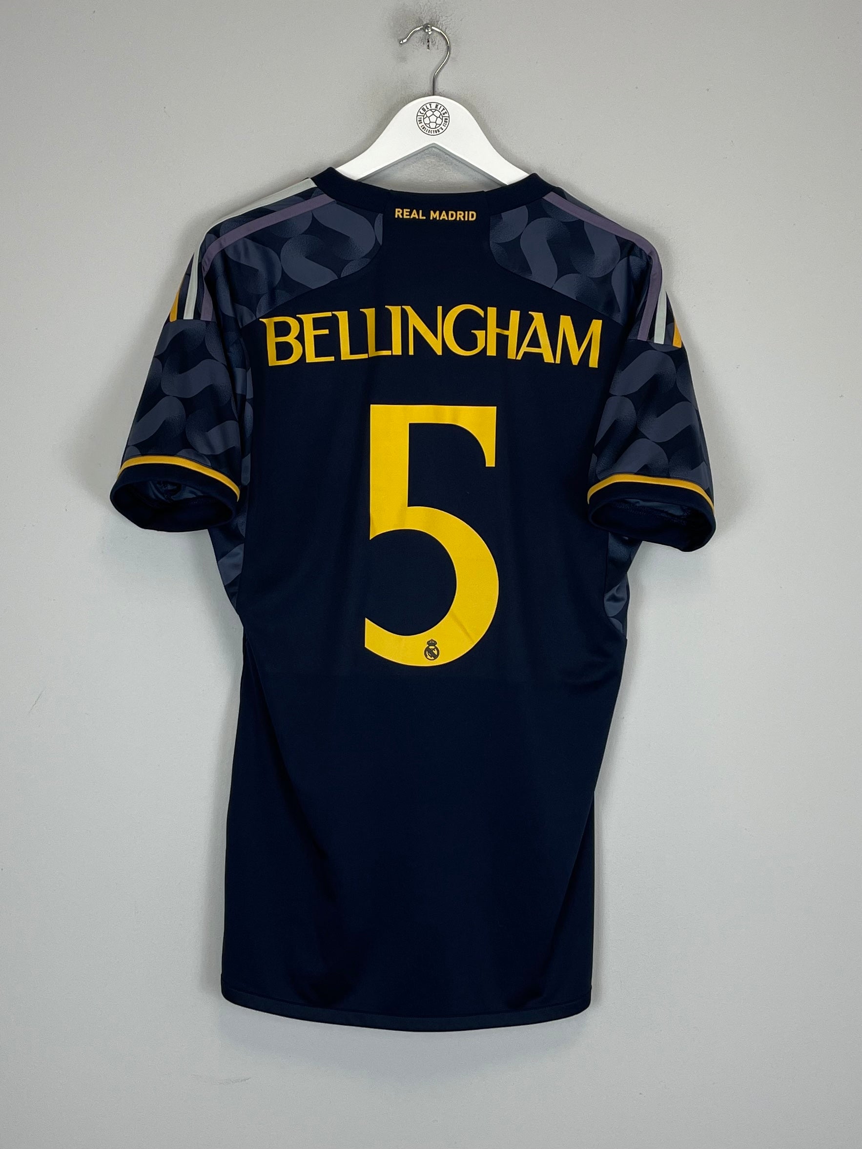 2023/24 REAL MADRID BELLINGHAM #5 AWAY SHIRT (M) ADIDAS