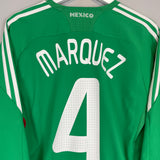 2008/10 MEXICO R.MARQUEZ #4 HOME SHIRT (M) ADIDAS