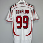 2006/07 AC MILAN RONALDO #99 AWAY SHIRT (M) ADIDAS