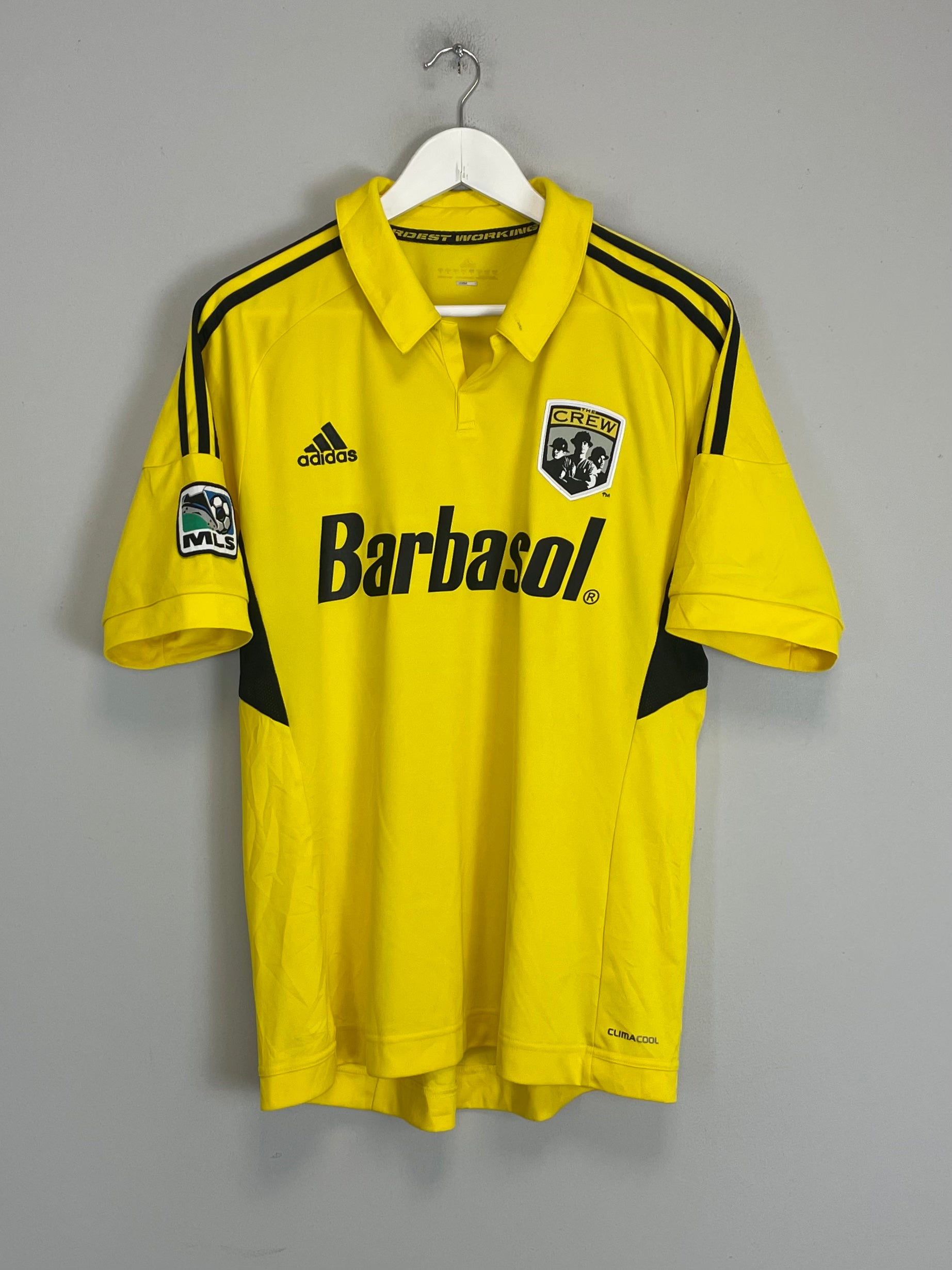 2012 COLOMBUS CREW HOME SHIRT (L) ADIDAS