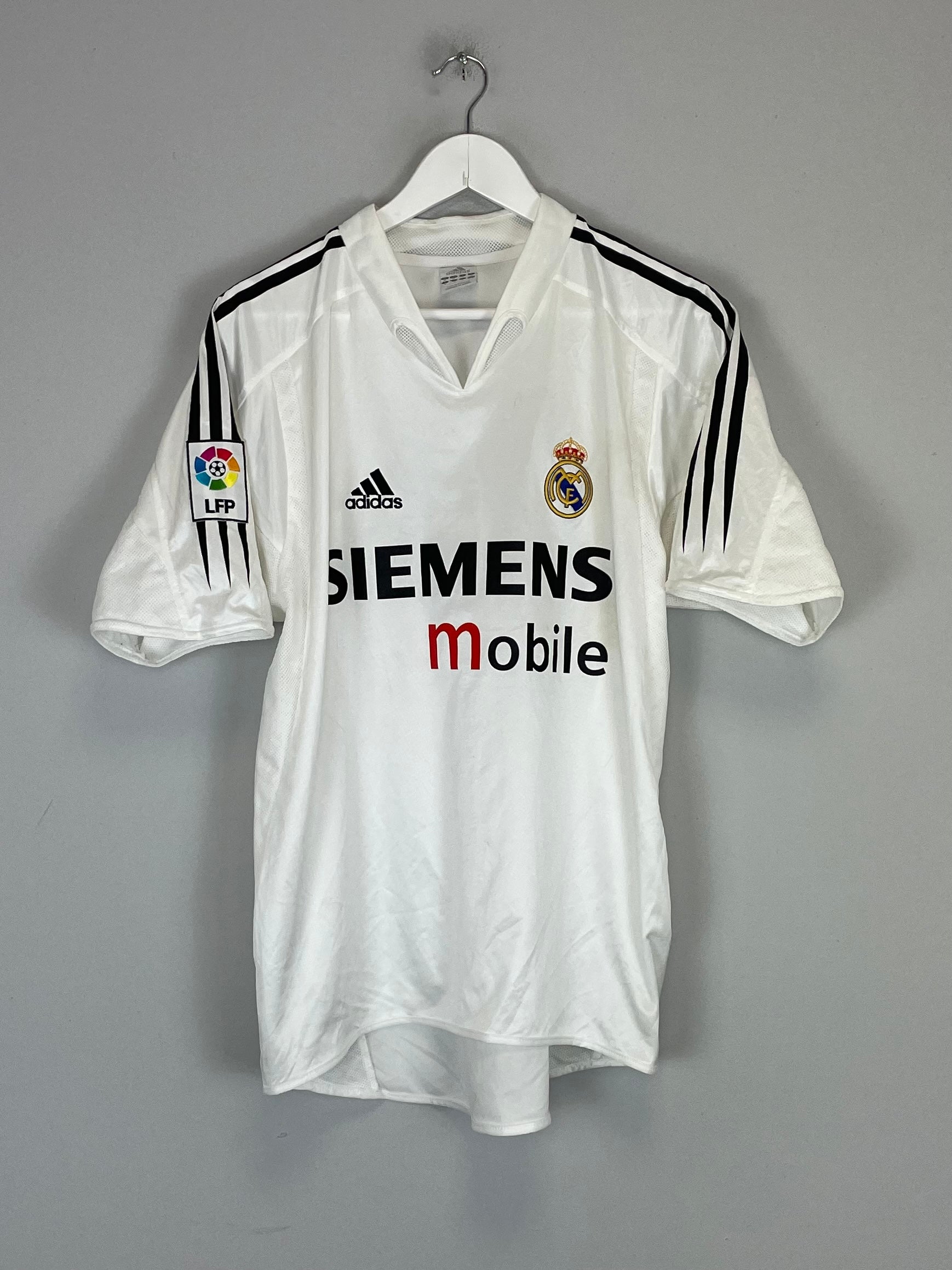 2004/05 REAL MADRID HOME SHIRT (M) ADIDAS