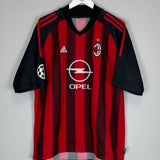 2002/03 AC MILAN RUI COSTA #10 C/L HOME SHIRT (M) ADIDAS