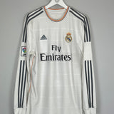 2013/14 REAL MADRID RONALDO #7 L/S HOME SHIRT (L) ADIDAS